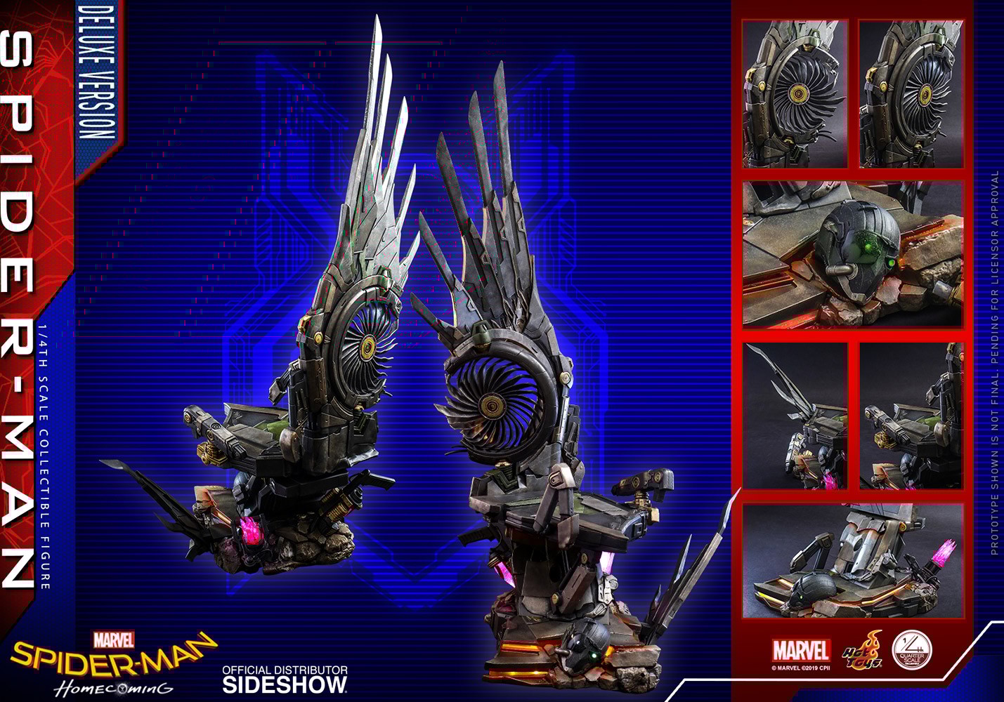 Spider-Man Deluxe Version Quarter Scale Figure | Sideshow