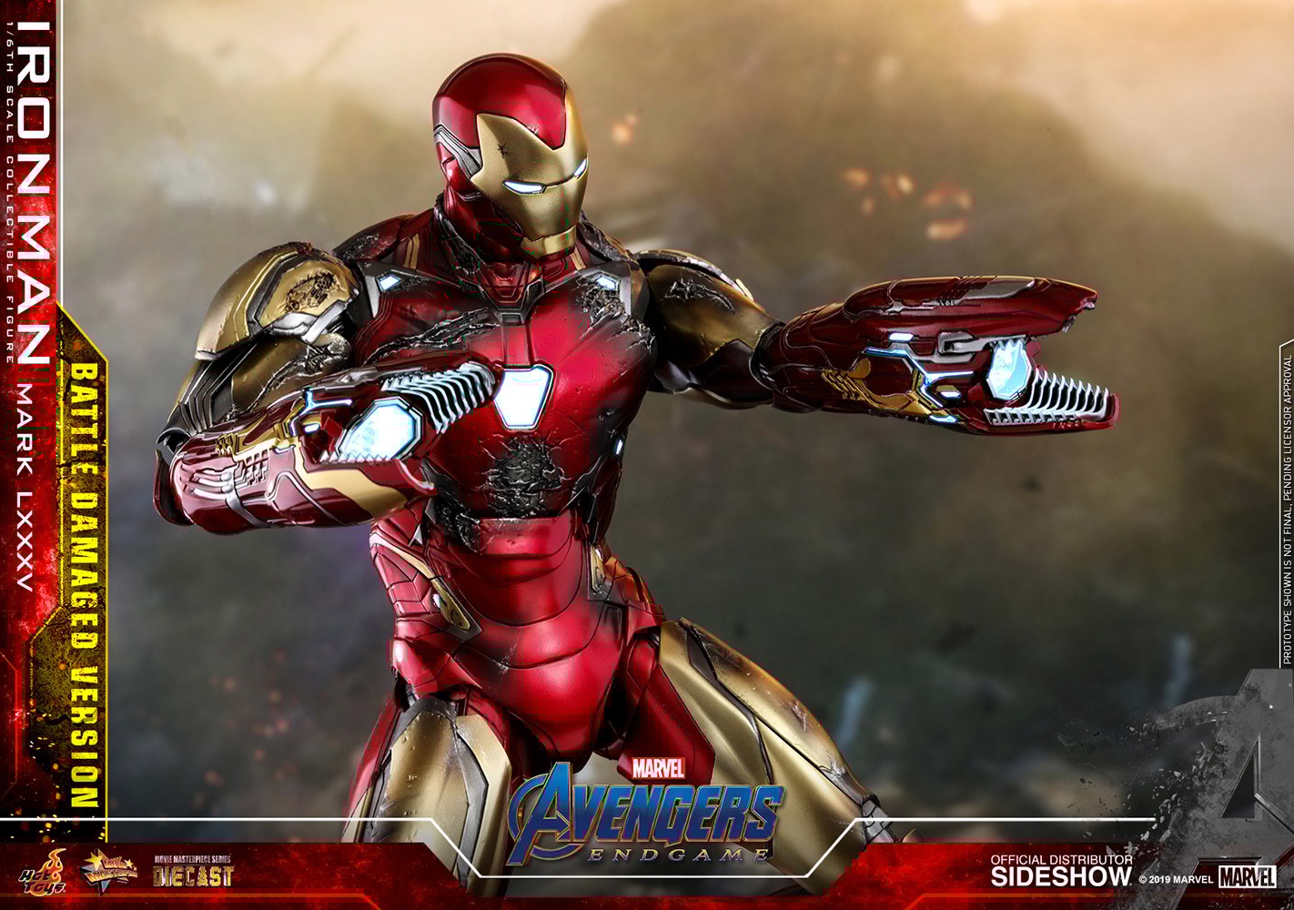 Iron Man Mark LXXXV (Battle Damaged Version) Collector Edition (Prototype Shown) View 12