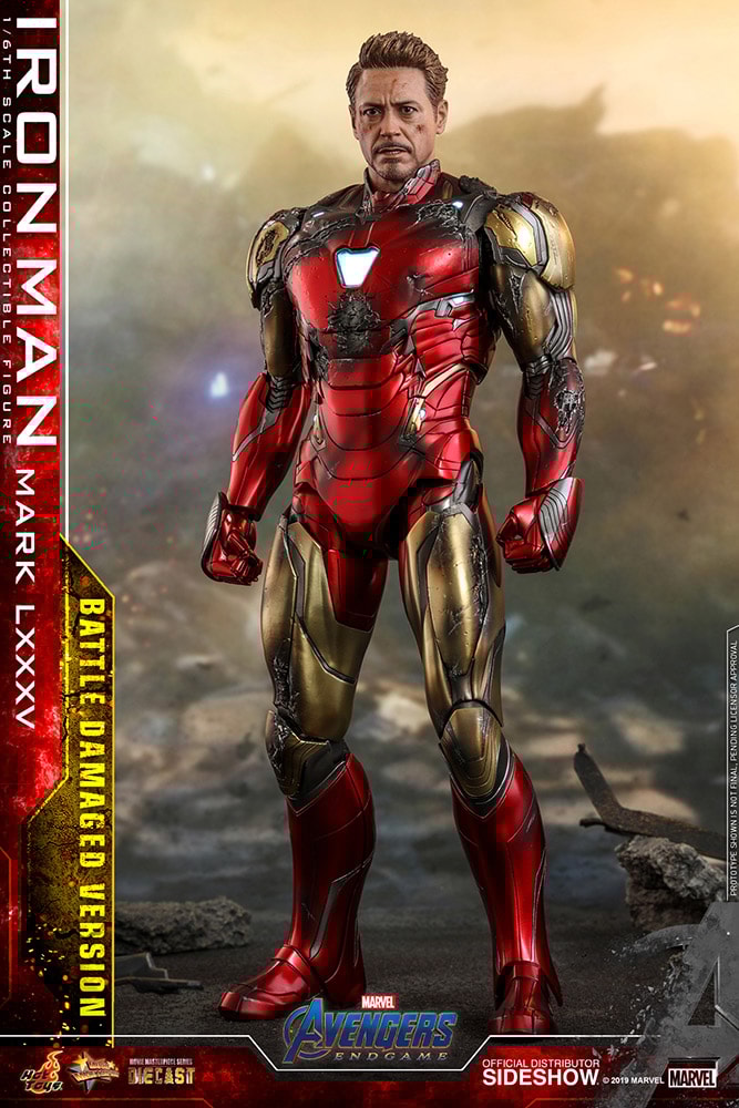 Iron Man Mark LXXXV (Battle Damaged Version) Special Edition Exclusive Edition (Prototype Shown) View 1