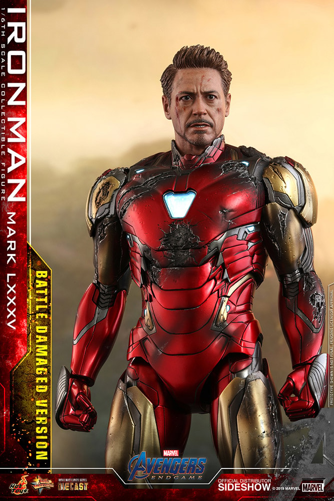 Iron Man Mark LXXXV (Battle Damaged Version) Special Edition Exclusive Edition (Prototype Shown) View 14