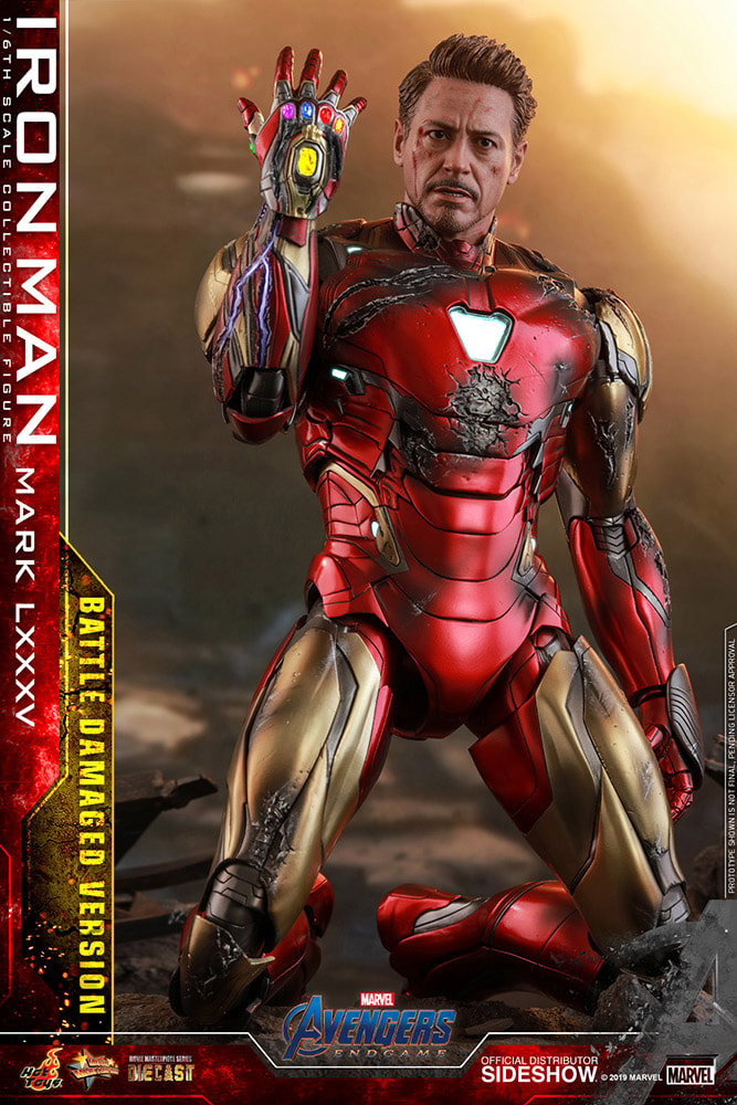 Iron Man Mark LXXXV (Battle Damaged Version) Special Edition Exclusive Edition (Prototype Shown) View 22