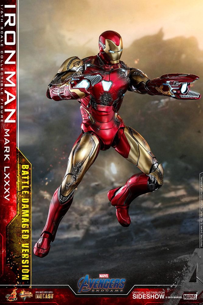 Iron Man Mark LXXXV (Battle Damaged Version) Special Edition Exclusive Edition (Prototype Shown) View 17