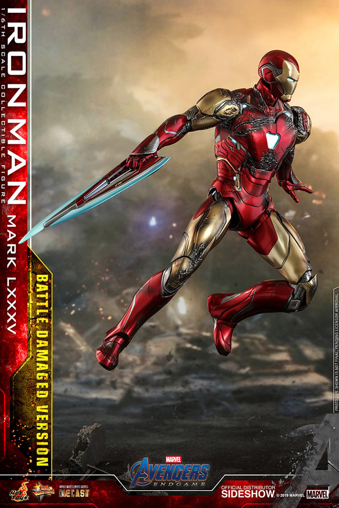 Iron Man Mark LXXXV (Battle Damaged Version) Special Edition Exclusive Edition (Prototype Shown) View 16