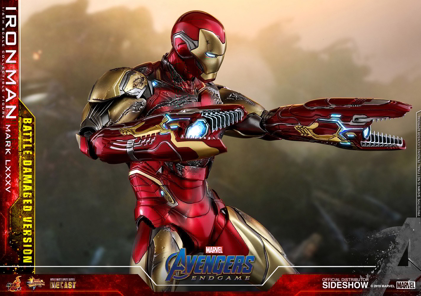 Iron Man Mark LXXXV (Battle Damaged Version) Special Edition Exclusive Edition (Prototype Shown) View 12