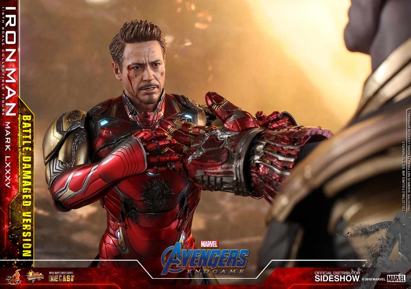 Iron Man Mark LXXXV (Battle Damaged Version) Special Edition Exclusive Edition (Prototype Shown) View 11