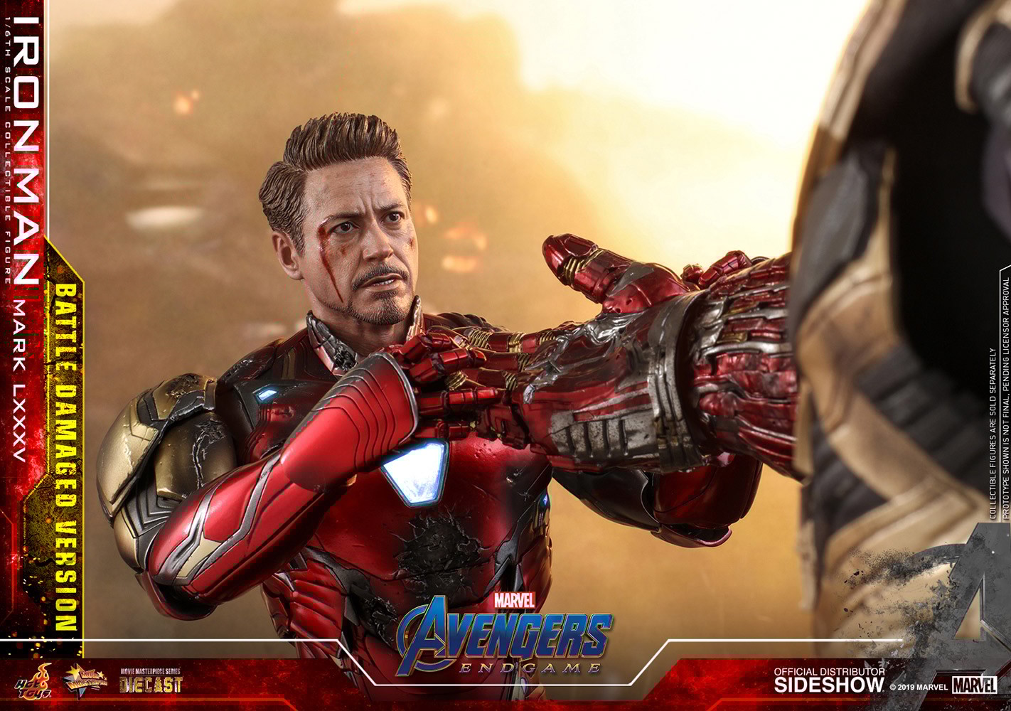 Iron Man Mark LXXXV (Battle Damaged Version) Special Edition Exclusive Edition (Prototype Shown) View 9