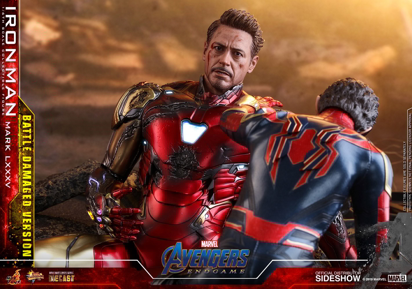 Iron Man Mark LXXXV (Battle Damaged Version) Special Edition Exclusive Edition (Prototype Shown) View 8