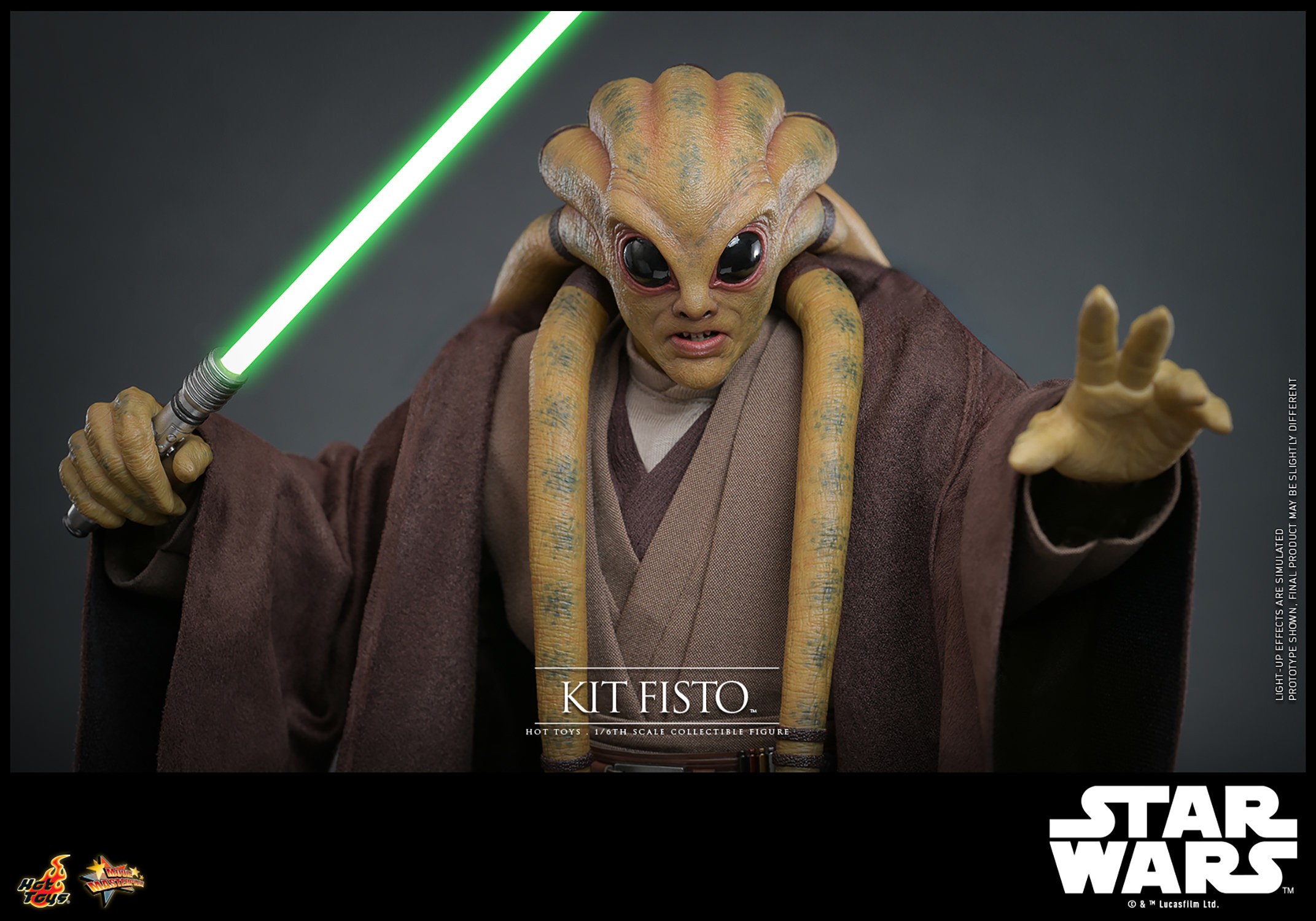 Star Wars Kit Fisto Sixth Scale Figure  (Prototype Shown) View 11