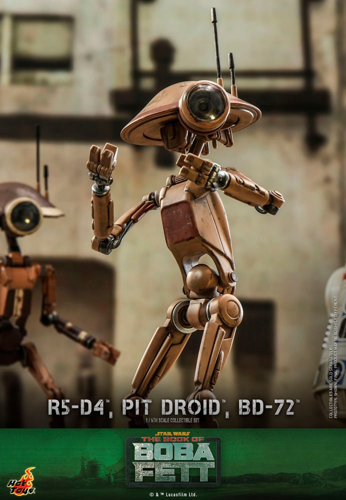 R5-D4, Pit Droid, and BD-72 (Prototype Shown) View 2