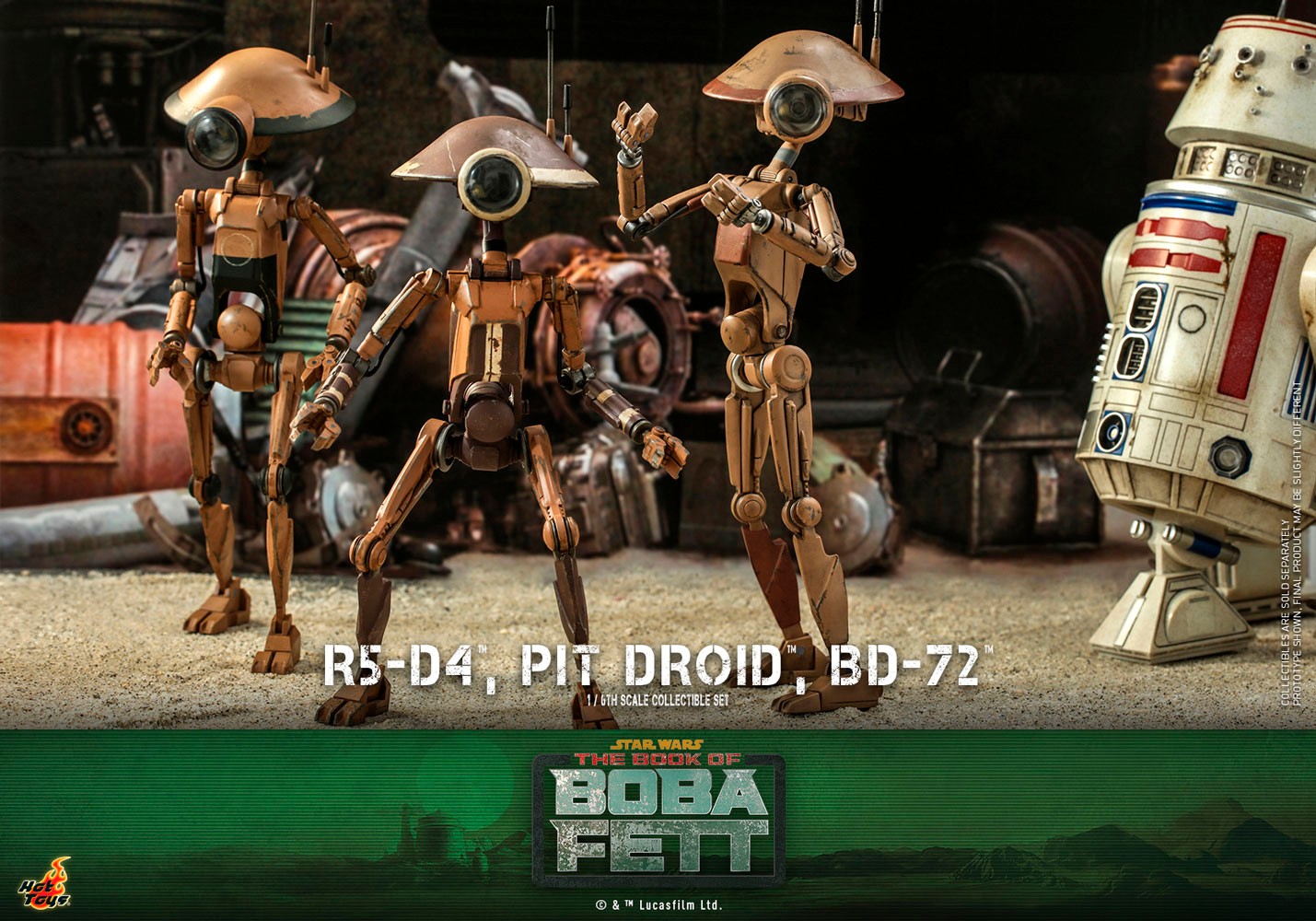 R5-D4, Pit Droid, and BD-72 (Prototype Shown) View 7