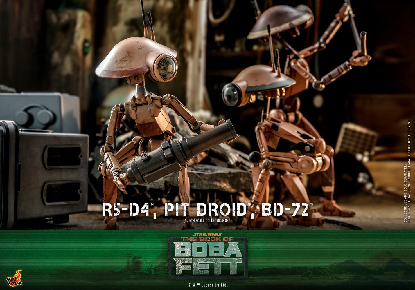 R5-D4, Pit Droid, and BD-72 (Prototype Shown) View 6