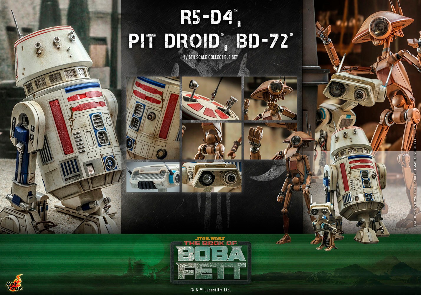R5-D4, Pit Droid, and BD-72 (Prototype Shown) View 20