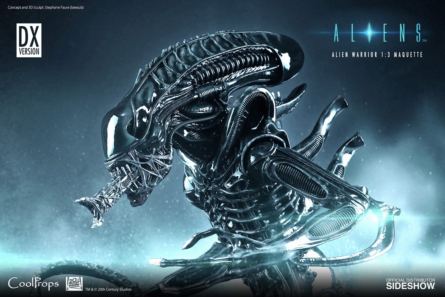 Aliens Alien Warrior Deluxe Maquette  (Prototype Shown) View 6