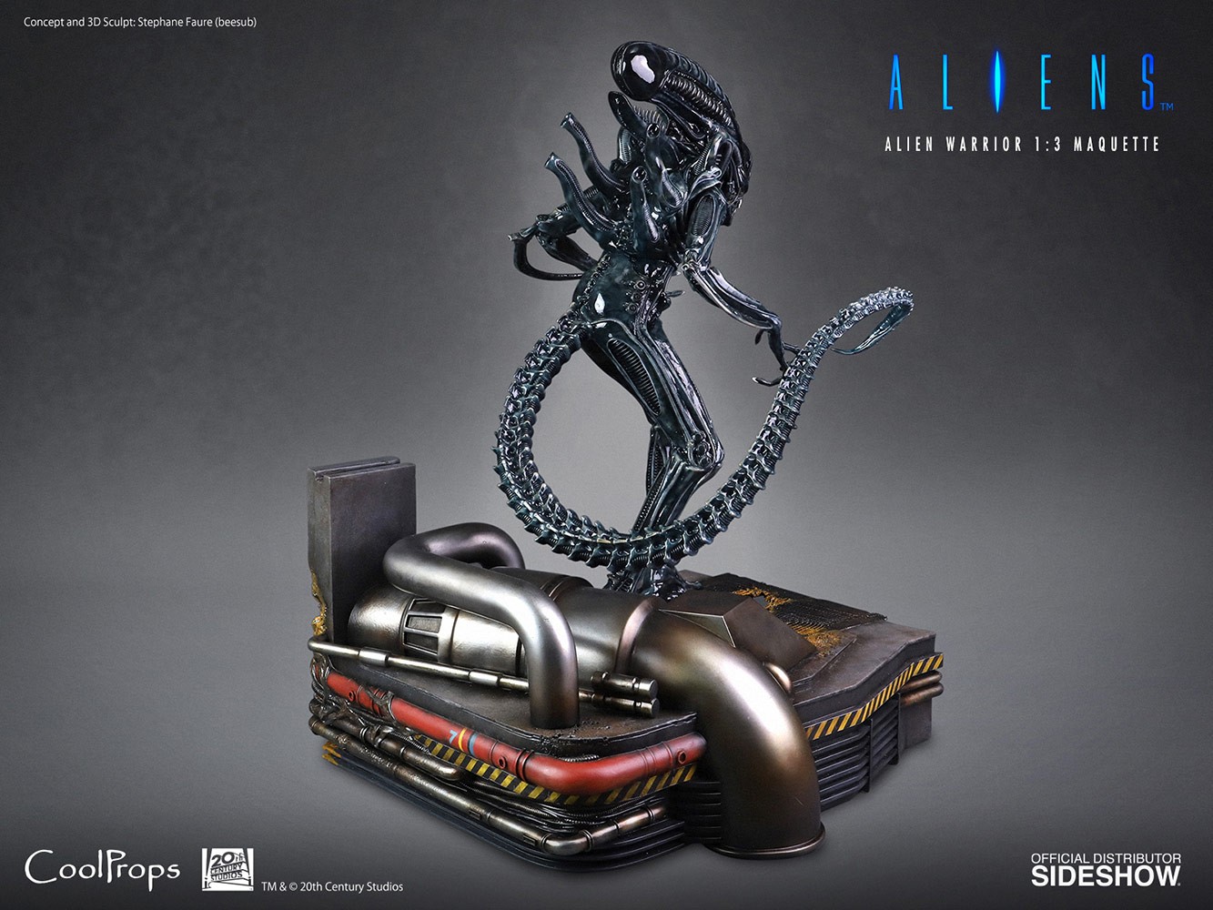 Aliens Alien Warrior Deluxe Maquette  (Prototype Shown) View 13