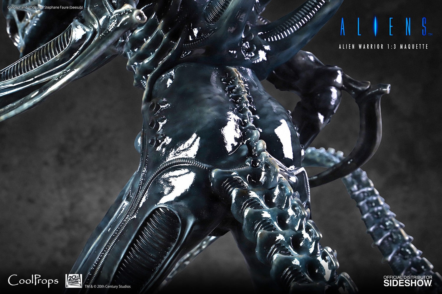 Aliens Alien Warrior Deluxe Maquette  (Prototype Shown) View 17