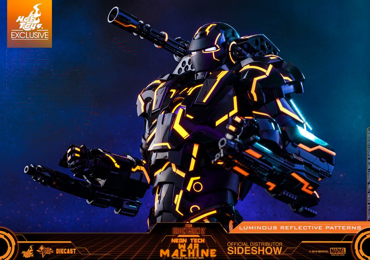 Neon Tech War Machine