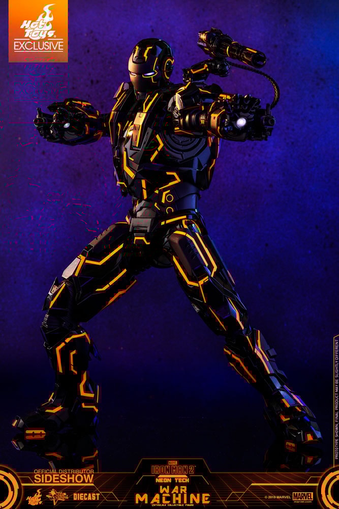 Hot toys 2025 iron man neon