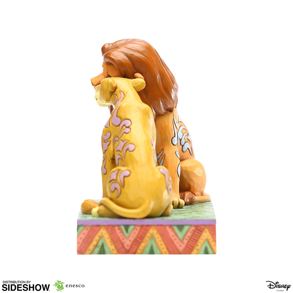 Disney Simba and Nala Snuggling Figurine  (Prototype Shown) View 2