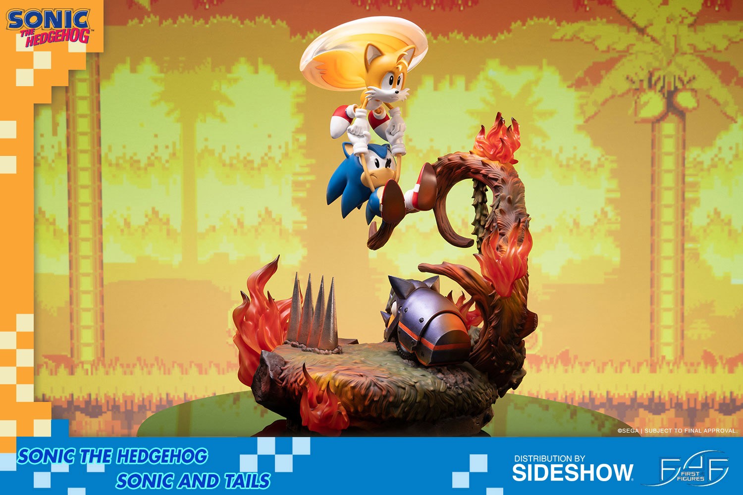 Sonic the Hedgehog Sonic and Tails Statues  (Prototype Shown) View 8