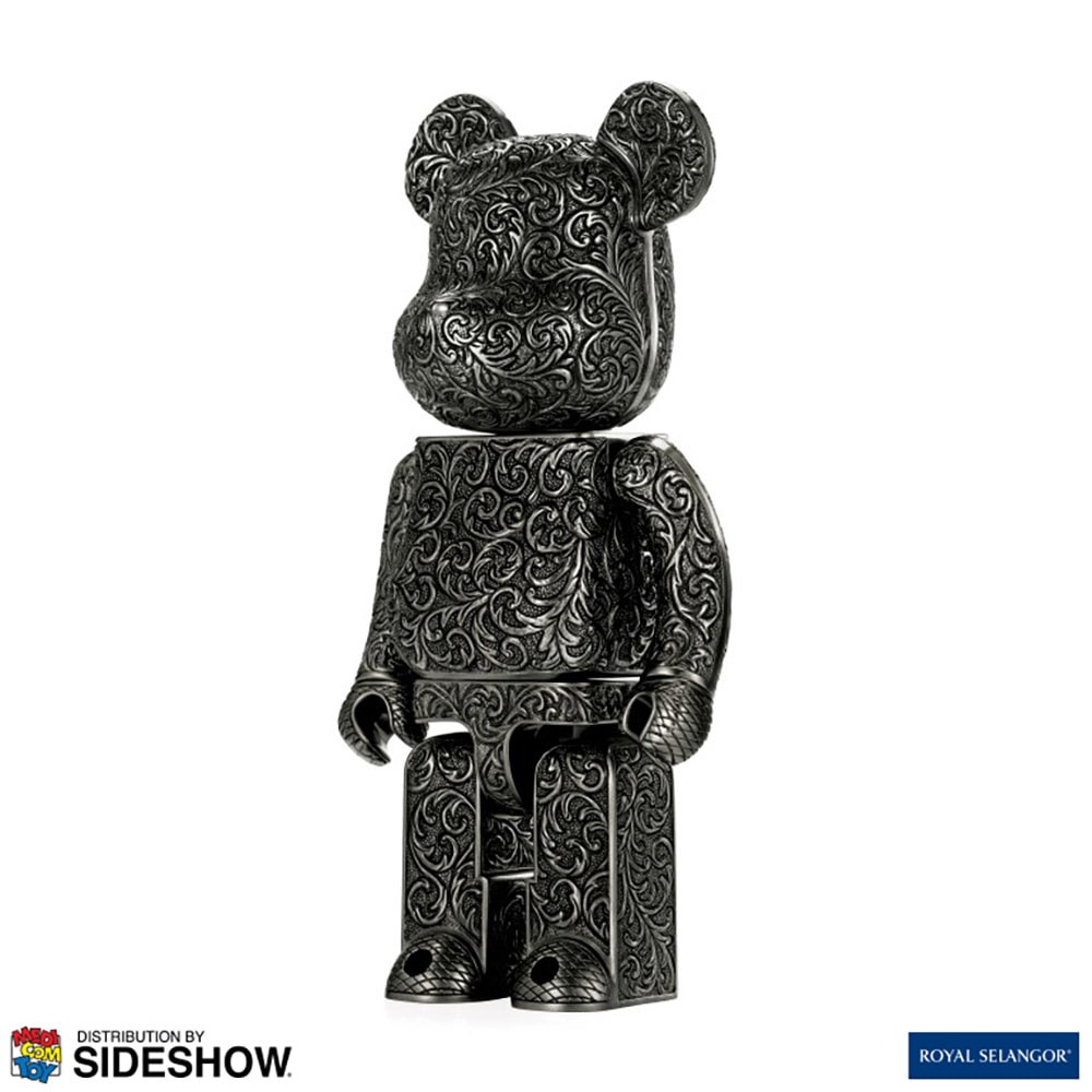 MEDICOM TOY - BE@RBRICK  SELANGOR　COAL BLACK 400％ Be@rbrick Royal Selangor Steampunk Coal Black 400％ by Royal