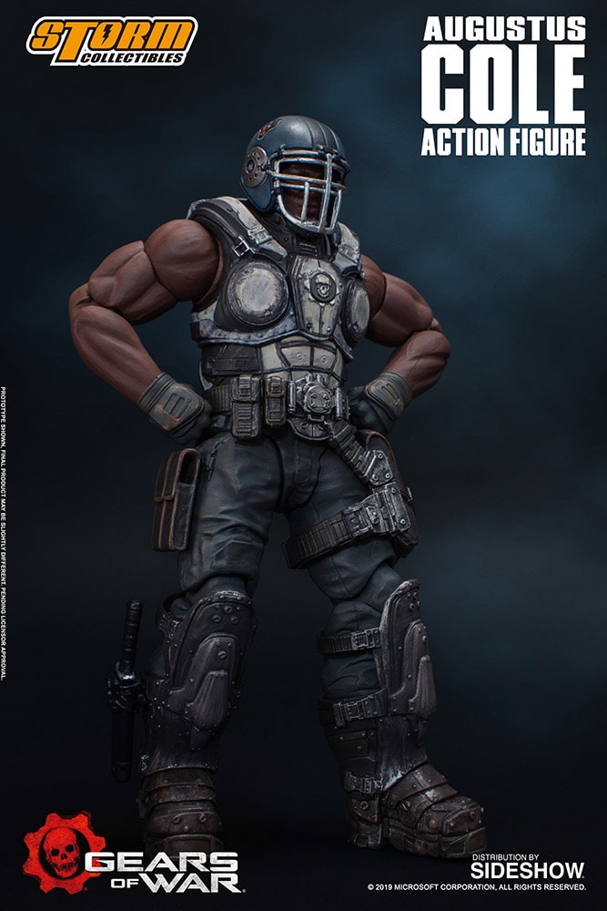 Gears of War Augustus Cole Collectible Figure  (Prototype Shown) View 6