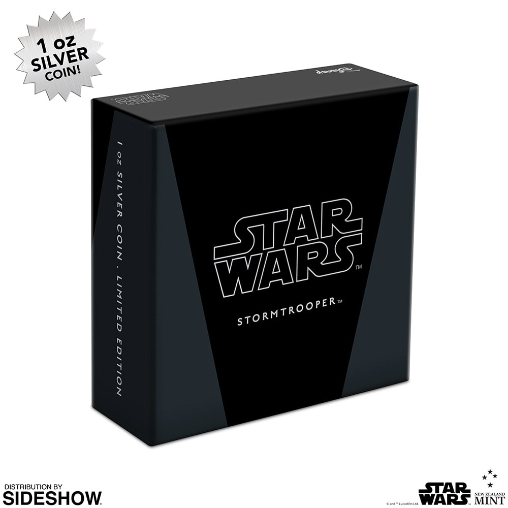 Star Wars Stormtrooper Silver Coin Silver Collectible  (Prototype Shown) View 3