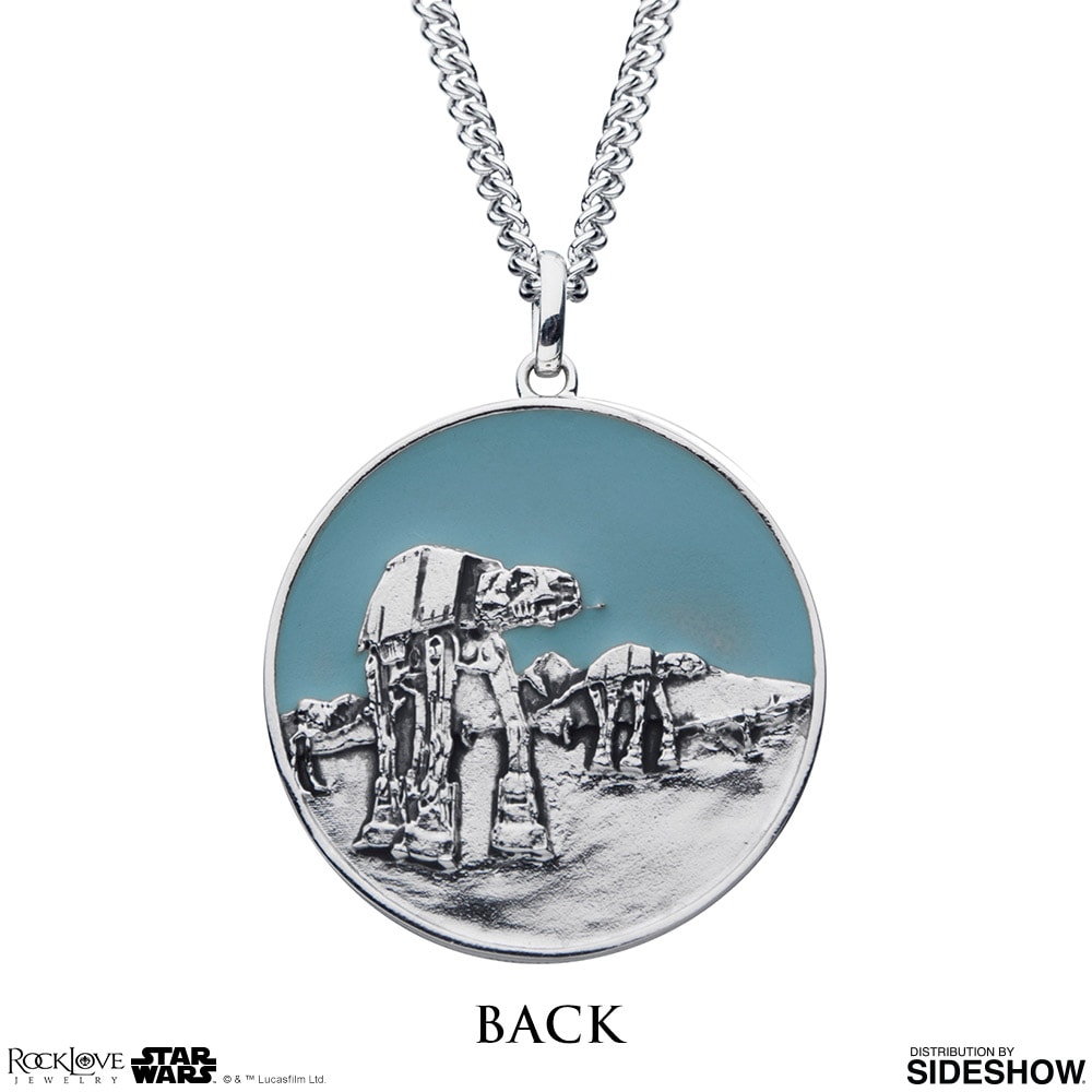 Star Wars Hoth Planetary Medallion Jewelry  (Prototype Shown) View 2