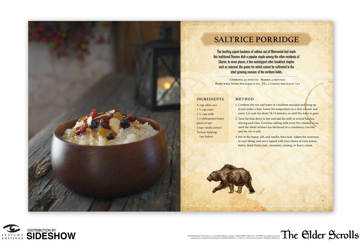 The Elder Scrolls: The Official Cookbook Collector Edition - Prototype Shown