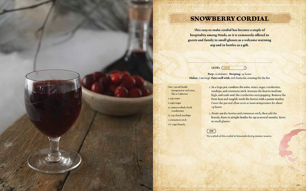 The Elder Scrolls®: The Official Cookbook Gift Set- Prototype Shown
