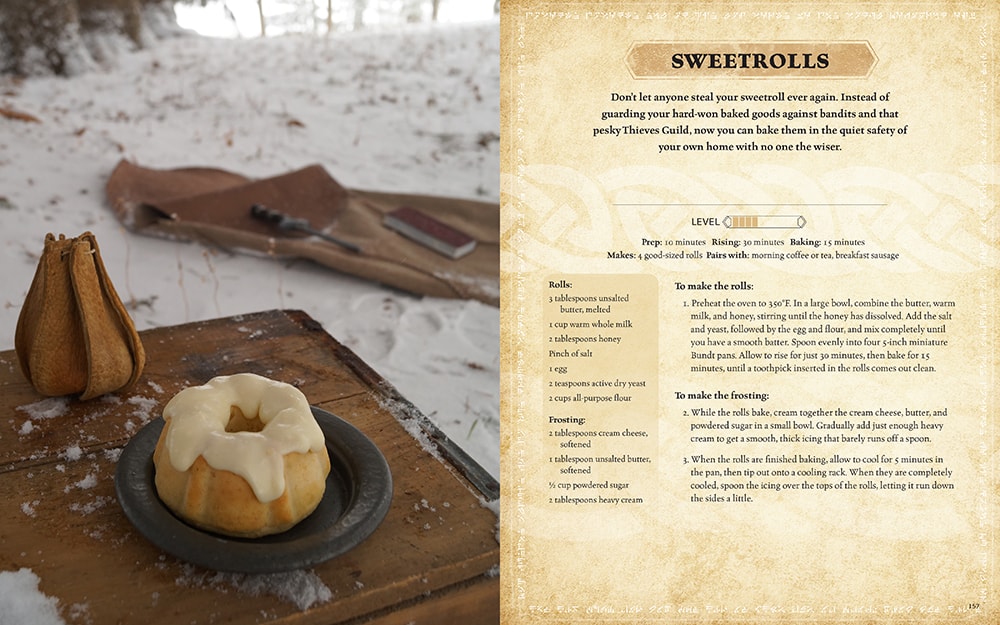 The Elder Scrolls®: The Official Cookbook Gift Set- Prototype Shown