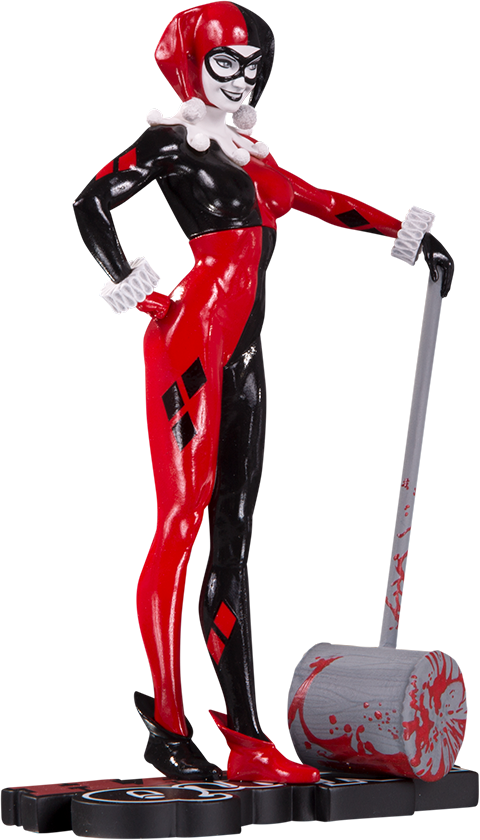 DC Comics Harley Quinn Red, White & Black by DC Collectibles
