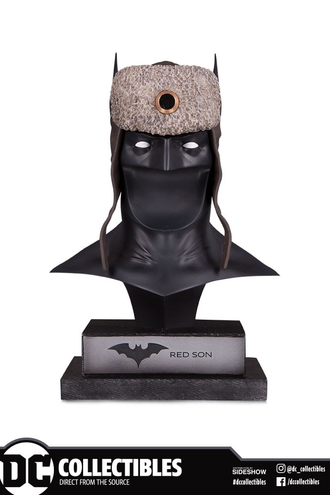 DC Comics Red Son Batman Cowl Statues  (Prototype Shown) View 1