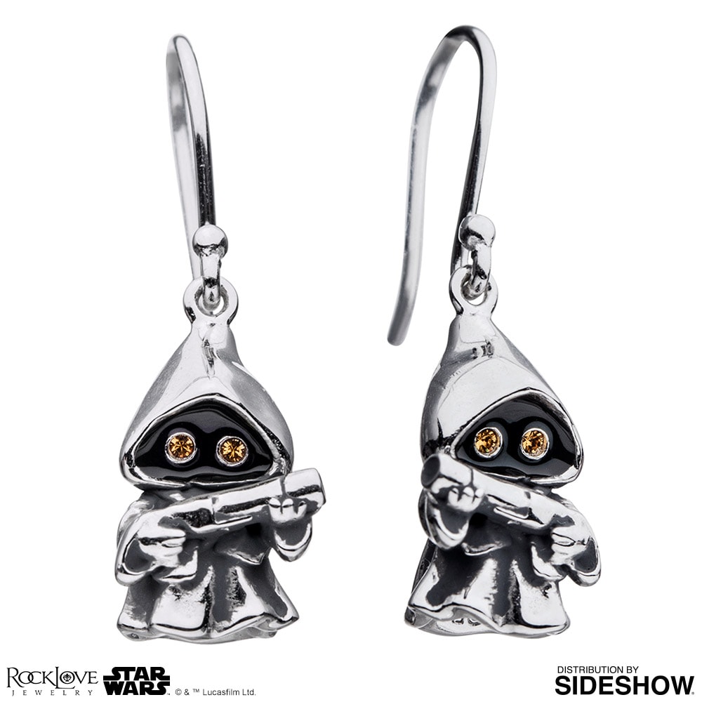 Star Wars Jawa Earrings Jewelry  (Prototype Shown) View 1