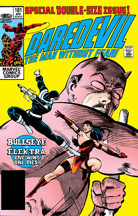アメコミ　マーベル　Daredevil 181 1982 Electra NEWSSTAND DAREDEVIL #181 CGC 9.8 Death of Elektra!! 1982