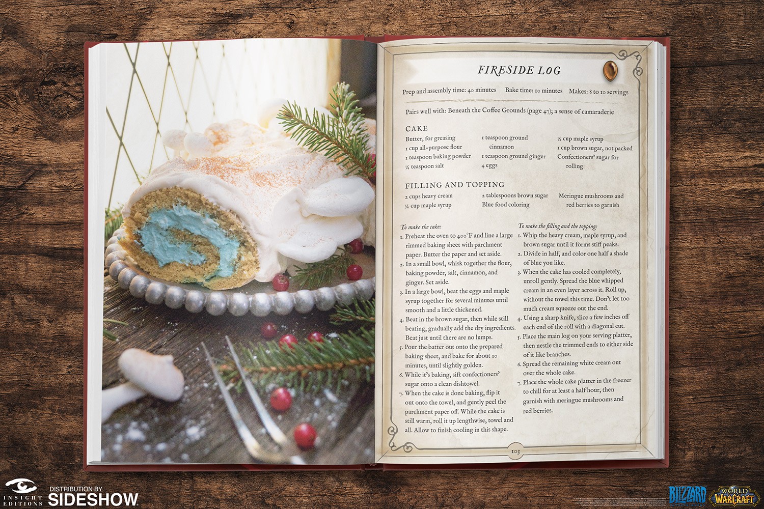 Warcraft World of Warcraft and Hearthstone Cookbook Set Book  (Prototype Shown) View 7