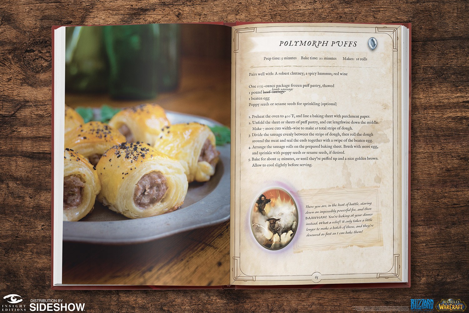 Warcraft World of Warcraft and Hearthstone Cookbook Set Book  (Prototype Shown) View 9