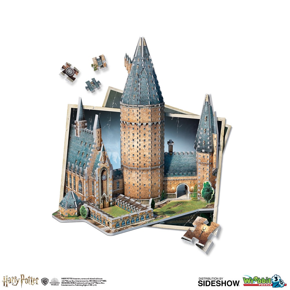 Wrebbit 3d puzzle harry potter hogwarts great hall best sale