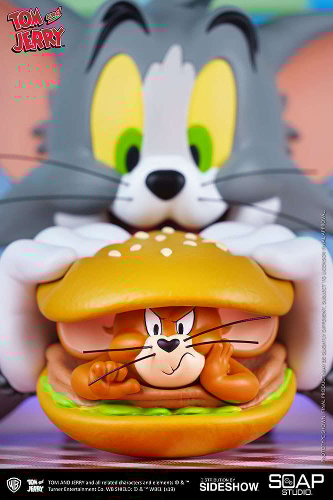 Soap Studio Tom and Jerry Burger Bust | Sideshow Collectibles