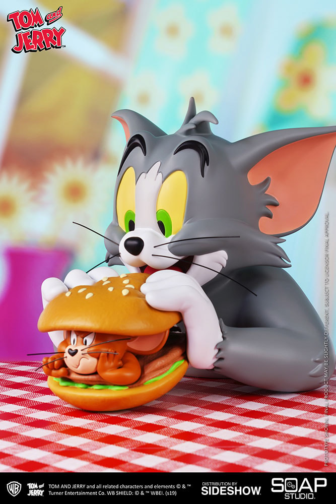 Soap Studio Tom and Jerry Burger Bust | Sideshow Collectibles