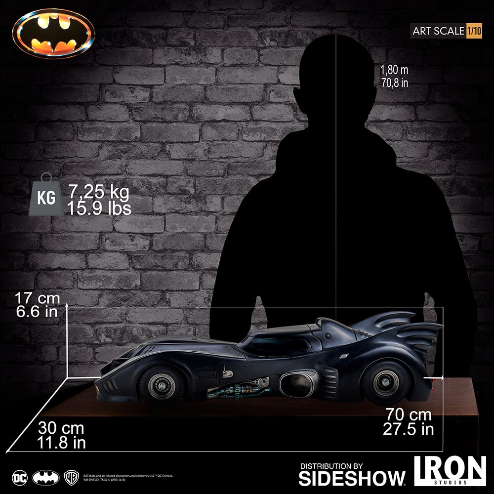 Iron studios batmobile 1989 sales