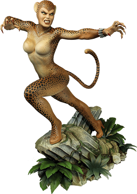 Figurina Eaglemoss SUPER HERO – DC #97 – CHEETAH (Wonder Woman) – Piombo – Usata Come Nuova