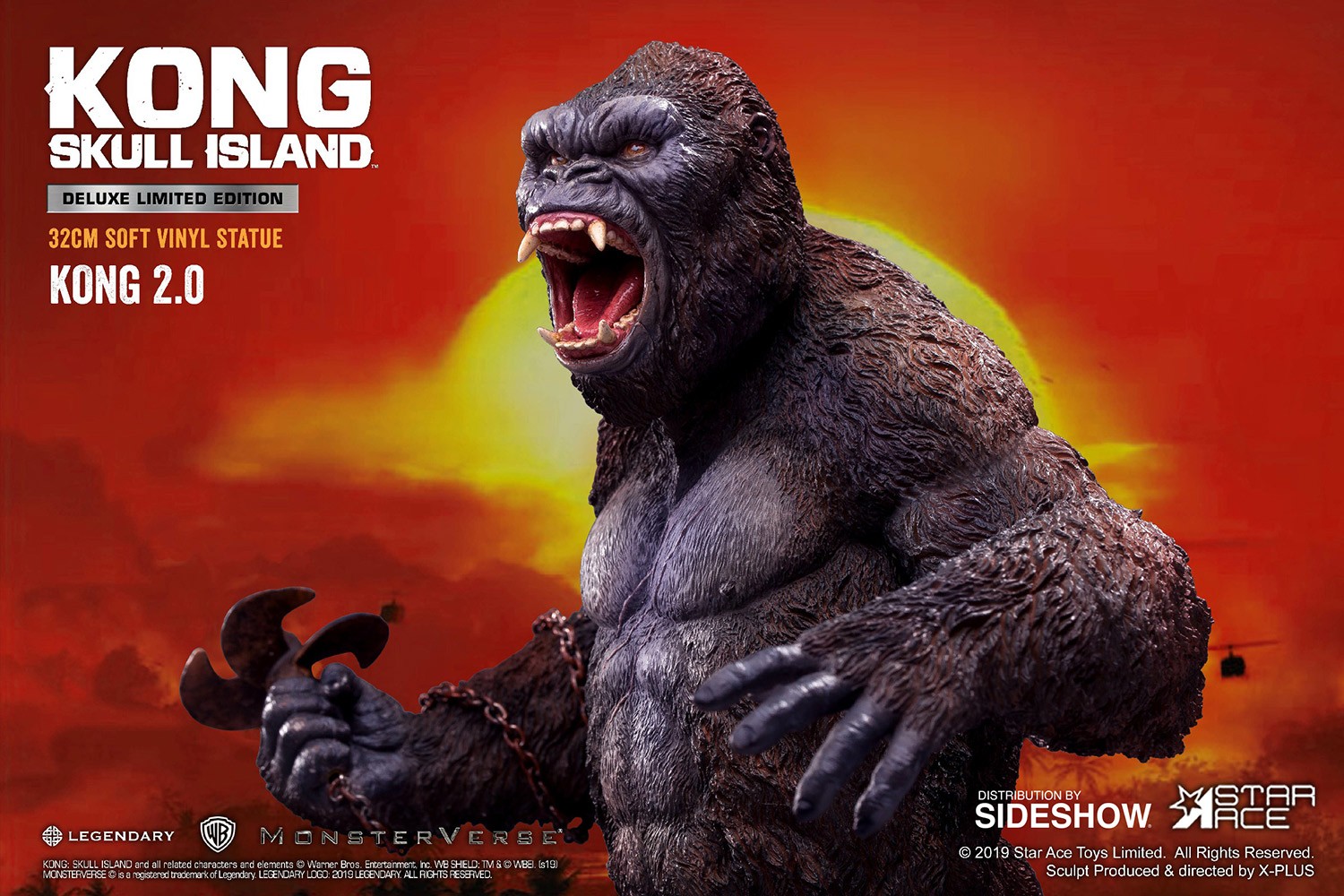 Kong: Skull Island Kong 2.0 Deluxe Statues  (Prototype Shown) View 6