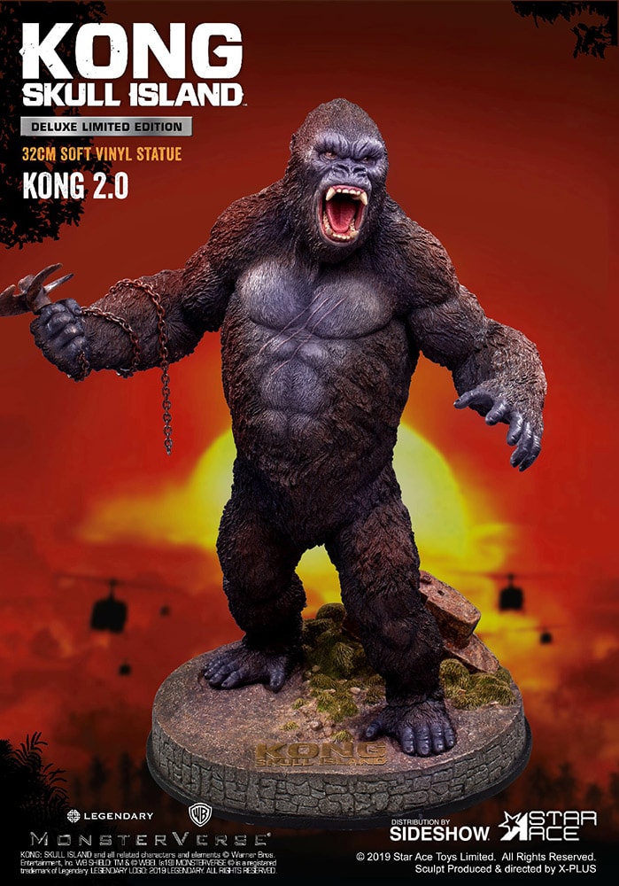 開封品KING KONG OF SKULL  フィギュア King Kong of Skull Island 7-Inch Action Figure Mezco