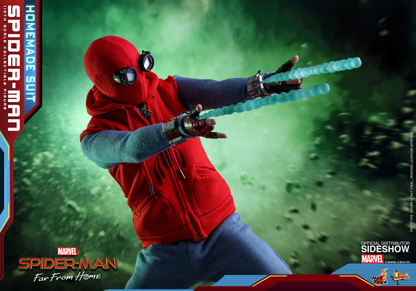 Spider-Man Homemade Suit Sixth Scale Figure | Sideshow Collectibles