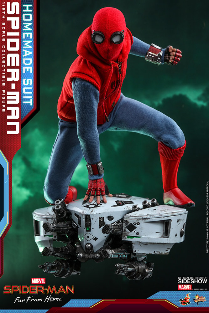 Spider-Man Homemade Suit Sixth Scale Figure | Sideshow Collectibles