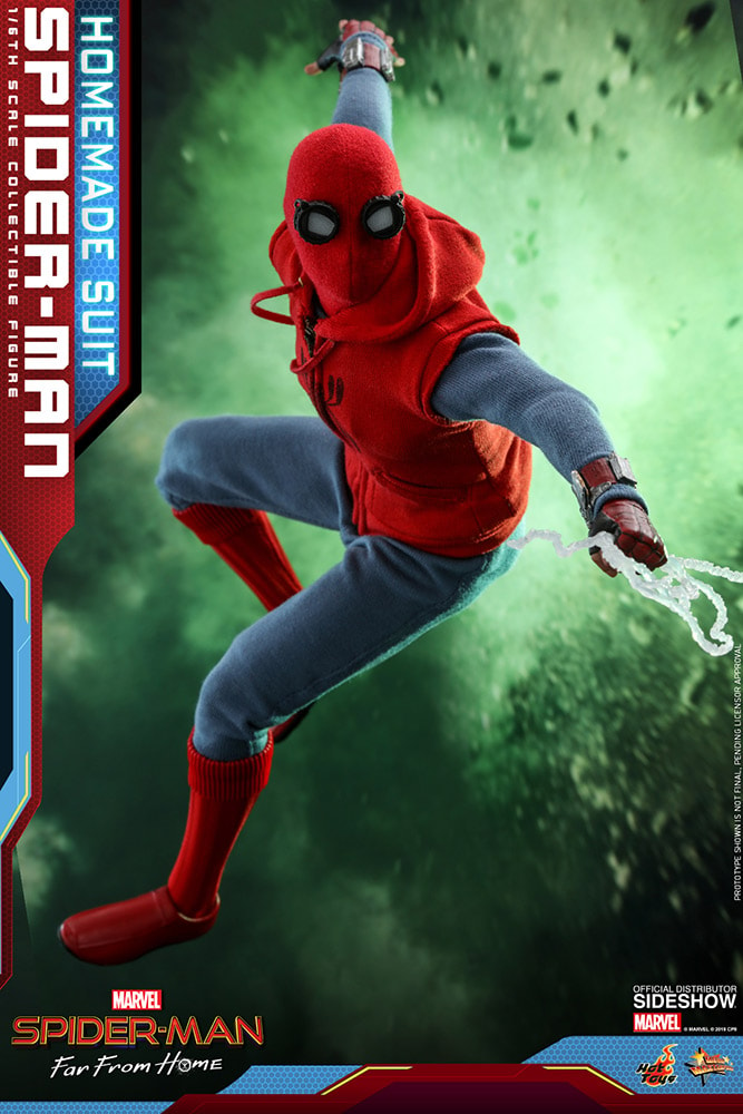 Spider-Man Homemade Suit Sixth Scale Figure | Sideshow Collectibles