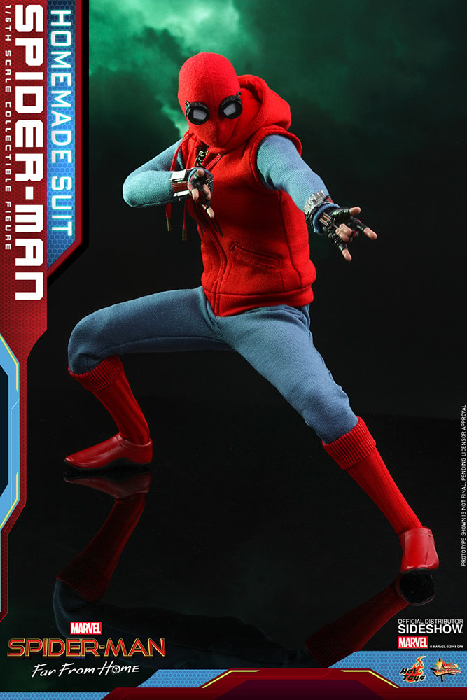 Spider-Man Homemade Suit Sixth Scale Figure | Sideshow Collectibles