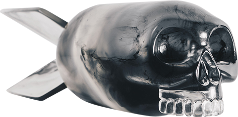 Mighty Jaxx Originals Skull Bomb Phantom Edition Designer