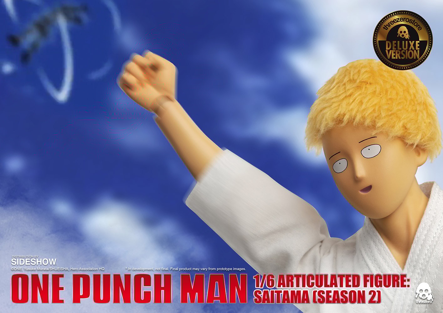 One-Punch Man Saitama Deluxe Version Sixth Scale Figure by