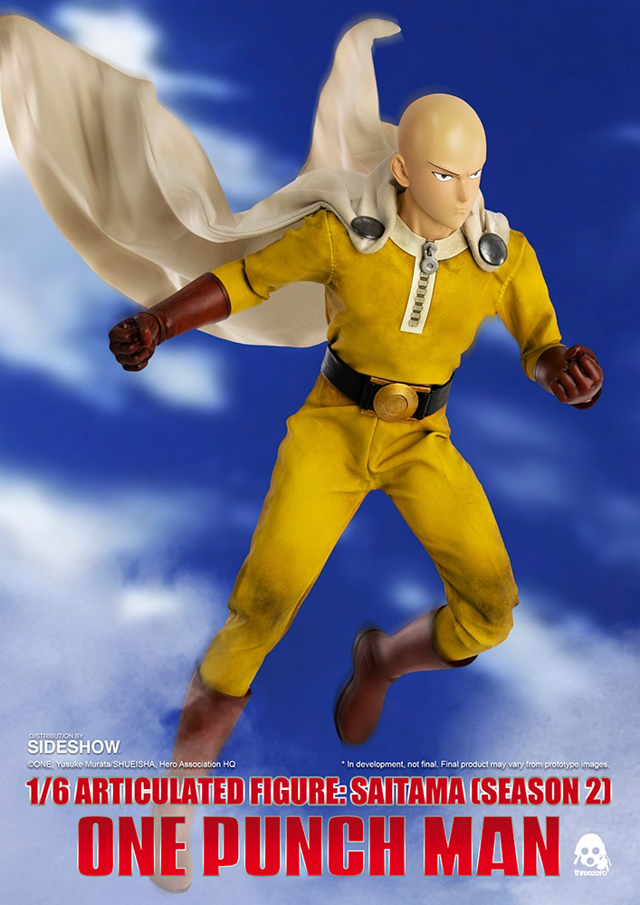 One-Punch Man Saitama (Deluxe Version) Sixth Scale Figure  (Prototype Shown) View 16